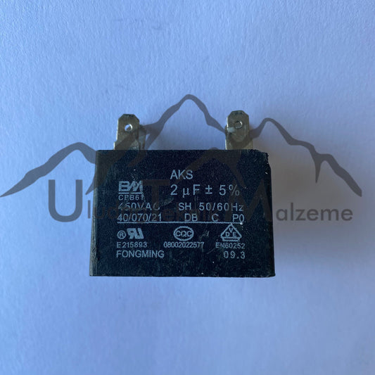 2 MF SQUARE CAPACITOR