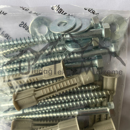 LONG TRIPHON SCREW DOWEL WASHER SET (10 PIECES)