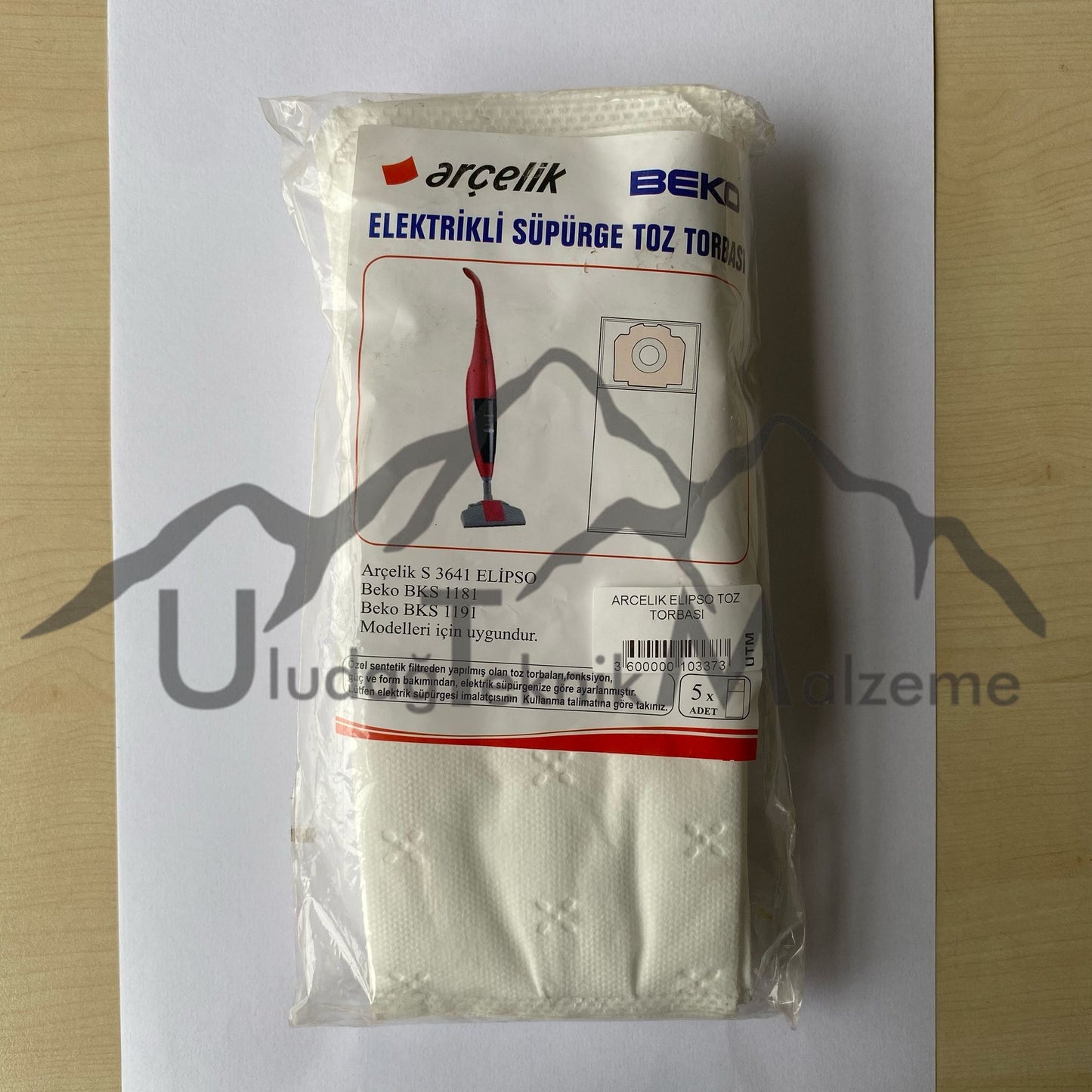 ARCELIK ELIPSO DUST BAG 5 PIECES