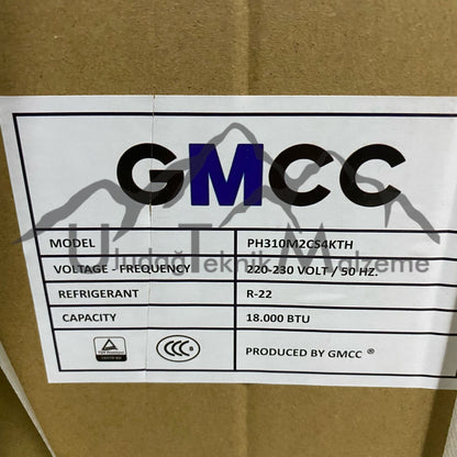 GMCC KLİMA KOMPRESÖRÜ (PH310M2CS4KTH) 18000 BTU R22 +kdv