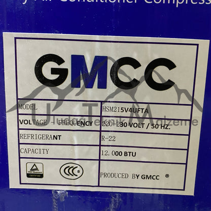 GMCC KLİMA KOMPRESÖRÜ (HSM215V1U4UFTA) 12000 BTU R22 +kdv