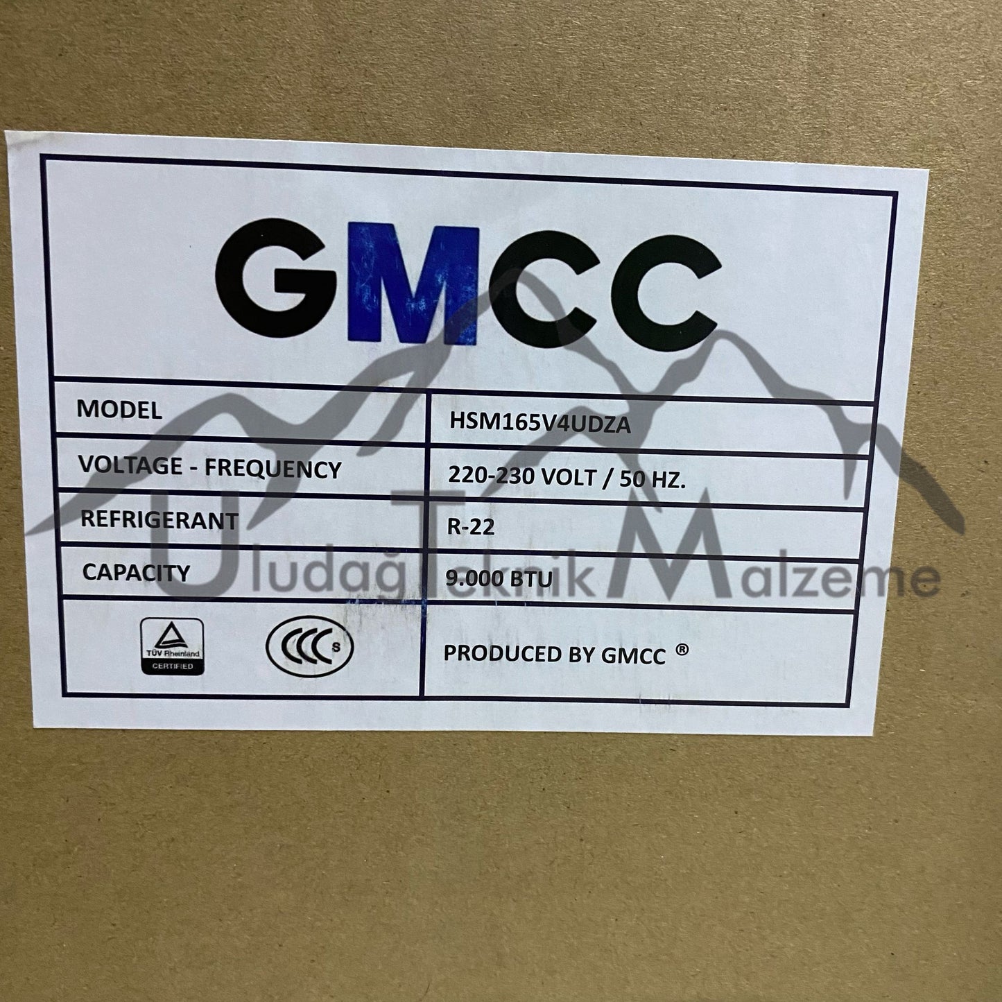 GMCC KLİMA KOMPRESÖRÜ (HSM165V4UDZA) 9000 BTU R22 +kdv